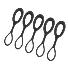 Replacement Buckles for Suitcase Tent Zipper - Pack of 5 Black Heavy-Duty Outdoor Activity Accessories