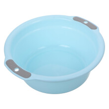 Plastic Kitchen Sink - Portable Shampoo Bowl, Sky Blue, Foot Bath, Bottle Washing Container, Durable Plastic Wash Basin