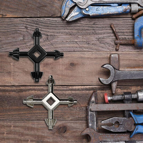 Carbon Steel 4 In 1 Drill Chuck Key High Performance Precision Tool Compatible With Various Drill Models 1