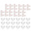 40pcs Cloth Rabbit Ear Hairpin Accessories Pink 8