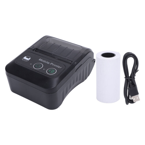 Schneller 58mm USB Bluetooth Thermodrucker 203 dpi Barcode & QR-Code Unterstützung 1