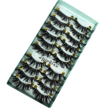 Eyelashes 3D Eyelashes Thick Eyelashes 10 Pairs Of High-grade Fiber