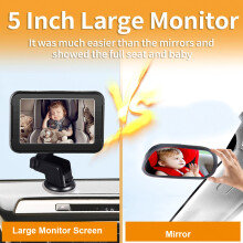 Baby Car Monitor High Resolution Monitor Camera
