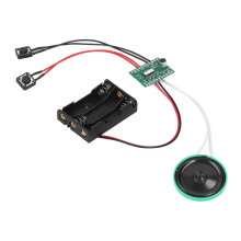 Stimmungsgrußkarte Modul 4-Minuten-Rekorder mit 10 cm Kabel und ABS-Gehäuse