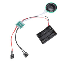 60s Sprachgrußkarte Modul mit 10cm Schlauchkabel, DIY Soundrecorder
