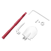 RC Crawler Schaufel Aluminiumlegierung Eisen Verstellbares Werkzeug Rot
