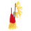 Miniature Bagpipe Basswood Decorative Mini Bag 10