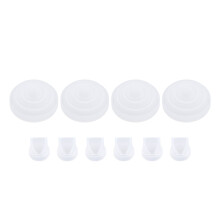 6pcs Duckbill Valves and 4pcs Membrane Prevents