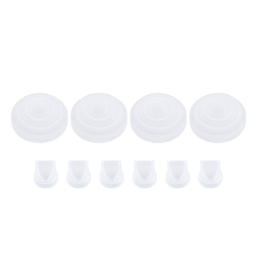6pcs Duckbill Valves and 4pcs Membrane Prevents