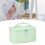 PU Open Lid Cake Shape Make Up Bag Cosmetic 12