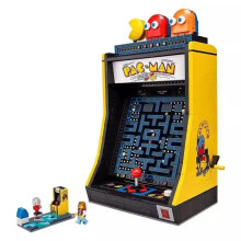 Kit de bloques de construcción de consola de juegos retro Pac Man para coleccionistas y entusiastas hágalo usted mismo
