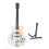 Wooden Miniature Guitar Exquisite Hollow Mini 8