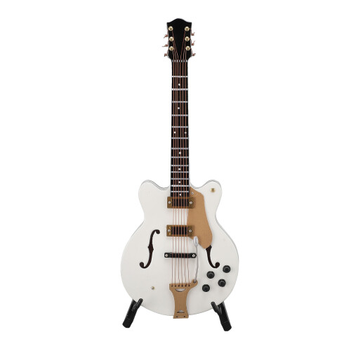 Wooden Miniature Guitar Exquisite Hollow Mini 2