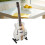 Wooden Miniature Guitar Exquisite Hollow Mini 12