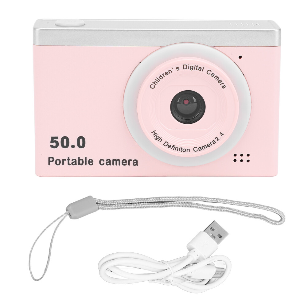 Hd Digital Camera 50Mp 1080P 8X Zoom Portable Pink 8130196296184