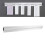 Slide Check Rack 60cm Ticket Order Holder Aluminum 11