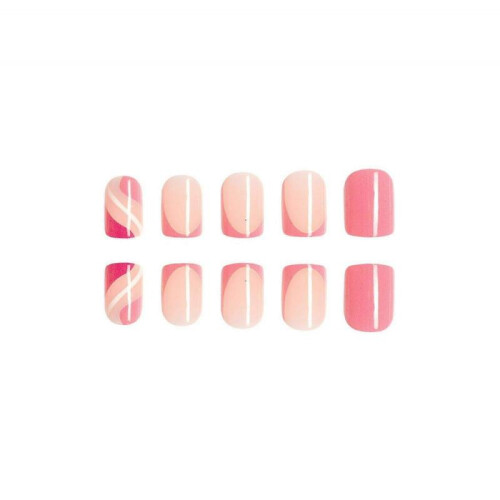 Irregular Striped Nail Art 24pc Flye252642 2