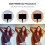 RGB Video Light Kit 10 Levels Brightness Dimmable 10