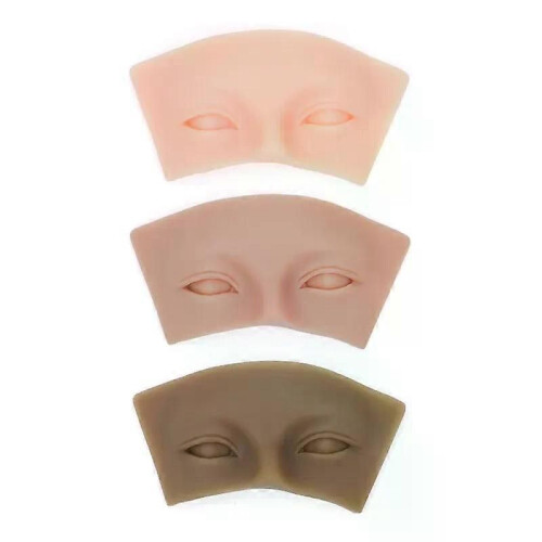 Training Board Simulation Haut Langlebig Augen Make-Up Kosmetik Anfänger Salon Training Board Silikon 1