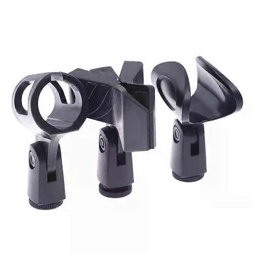 Universele microfoonclip voor Shure microfoonhouder, draagbare draadloze/bedrade microfoon, draaibaar 1