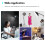 Wall Mounting Triangle Boom Arm Light Stand for 6