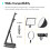 Wall Mounting Triangle Boom Arm Light Stand for 5
