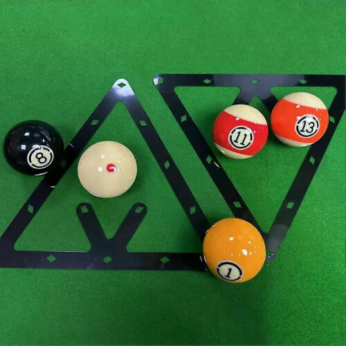 Triangle Sports for Magic Pool Table Thin Reusable Cue Accessories Placing Billiard Rack Practical Ball 1