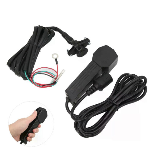 Universal Waterproof HandHeld Winch Remote Controller Winch Cord Manual Remote Control with 9ft Cable 2