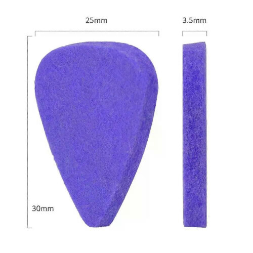 Médiators en feutre pour ukulélé et guitare, 8 médiators multicolores 1