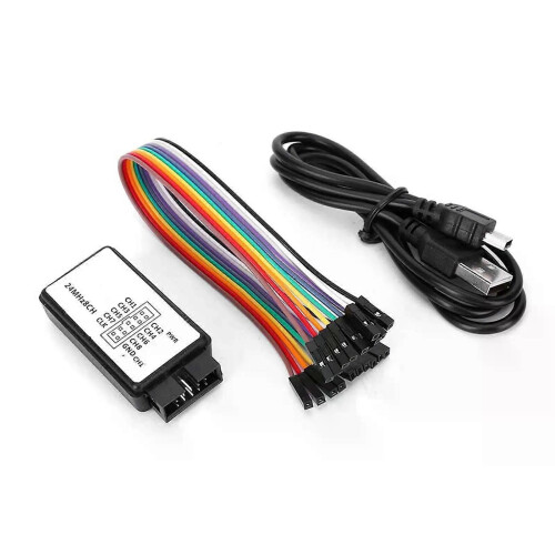USB-Logikanalysator-Gerätesatz, digitales Taschenformat, 8-Kanal-Eingangsspeicher, 24 MHz, Logikanalysator 1
