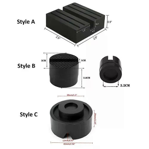 Universal Auto Lift Jack Stand Gummi Pads Boden Schlitz Auto Jack Gummi Pad Rahmen Protector Adapter 1