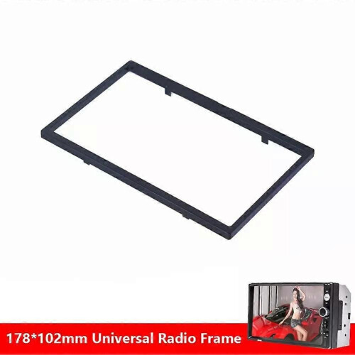 Universal Car Stereo Radio Panel 2Din Frame Surround Panel For 7 Inch Large Screen Car Audio Dashboard 1