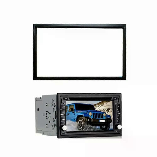 Universal Car Stereo Radio Panel 2Din Frame Surround Panel For 7 Inch Large Screen Car Audio Dashboard 2