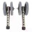 Walker Wheel Leg 6 Gear Height Adjustment Stainless Steel Plastic Rollator Replacement Wheels Walker 5