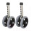 Walker Wheel Leg 6 Gear Height Adjustment Stainless Steel Plastic Rollator Replacement Wheels Walker 4