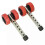 Walker Wheel Leg 6 Gear Height Adjustment Stainless Steel Plastic Rollator Replacement Wheels Walker 3