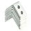 Wall Bracket Right Angle Code Exhibition Stand Garden Iron Bookshelf Corner Drawer L-shaped Shelf 12PCS 4
