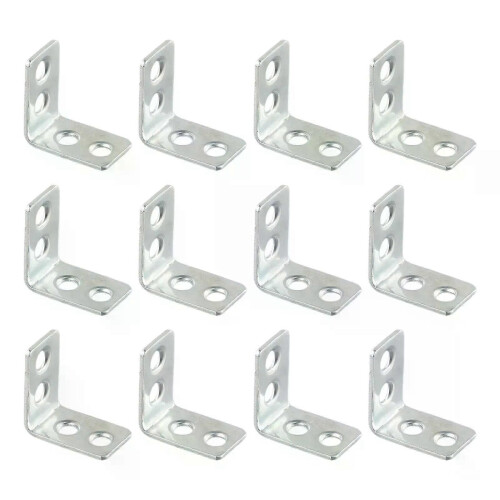 Wall Bracket Right Angle Code Exhibition Stand Garden Iron Bookshelf Corner Drawer L-shaped Shelf 12PCS 1
