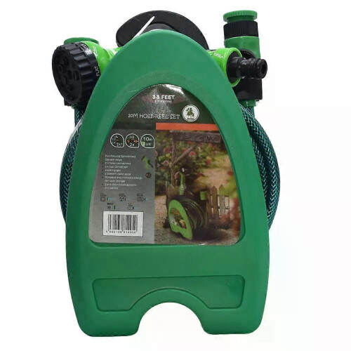 Wall-mounted Garden Hose Pipe Multi-Function Portable Water Pipe Suit Household High Pressure Adjustable 2
