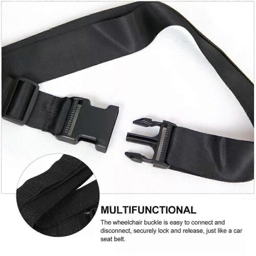 Rullstolar för äldre Amputation Rullstolsbälte Säte Säkerhetssele The Lap Black Rullstolar 2
