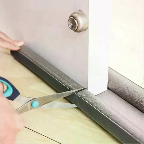 Windproof Seal Strip Draught Excluder Stopper Door Bottom Guard Double Protector Doorstop Home Decor 2
