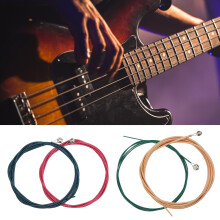 1 Stück bunte Ball-End-Gitarrensaiten für Akustik- und E-Gitarren, 4er Pack