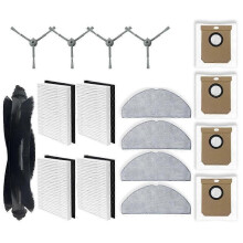 For Eufy G50 Hybrid, L60 Hybrid / L60 Hybrid SES Vacuum Parts Main Side Brush Hepa Filter Mop Cloth