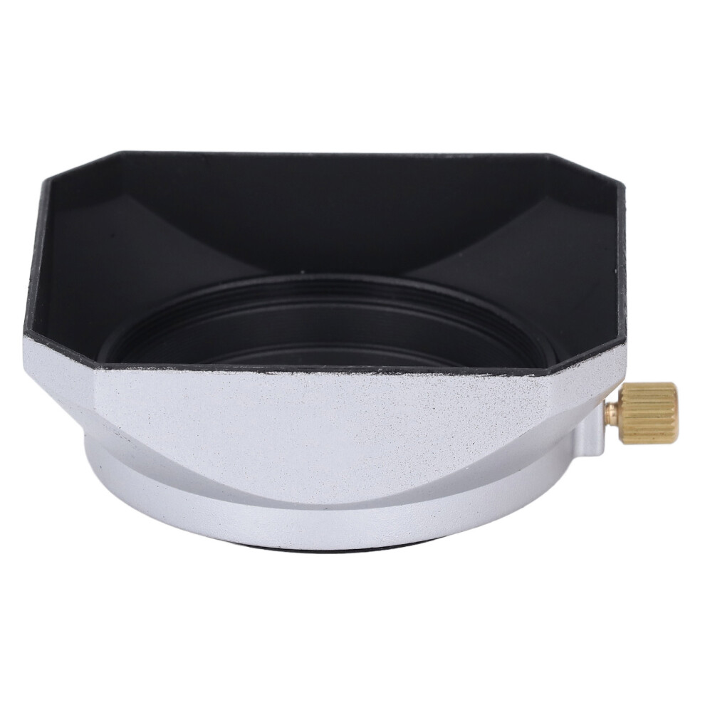 Lens Hood Square Retro 46Mm Lens Hood Shade For Silver 8320539543444