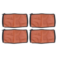 4pcs Stroller Handle Cover PU Leather Washable