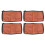 4pcs Stroller Handle Cover PU Leather Washable 1