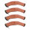 4pcs Stroller Handle Cover PU Leather Washable 3