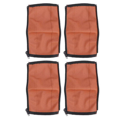 4pcs Stroller Handle Cover PU Leather Washable 1