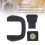 Camera Viewfinder Eyecup ABS with Level Hot Shoe 14