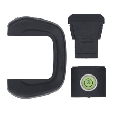 Camera Viewfinder Eyecup ABS with Level Hot Shoe